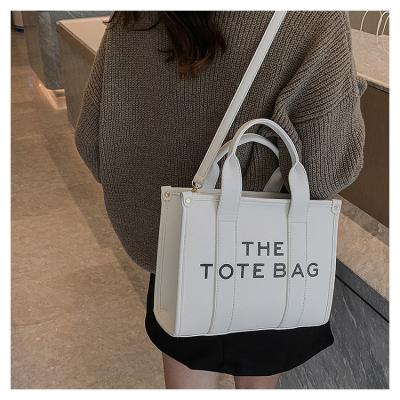 China Newest Waterproof Energy Saving Pouch 2022 2023 Fashion Custom Logo Printing PU Leather Travel Women Tote Bag for sale