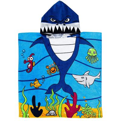 China Low Moq Printing Cotton Baby Surf Poncho Disposable Beach Towel Custom for sale