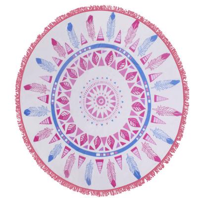 China QUICK DRY Multi Colors Boho Microfiber Round Beach Towel , Round Towel Beach for sale