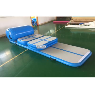 China Colleges Air Jumping Sport Inflatable Mat 3*2*0.2m Tumbling Mat Air Track For Gymnastics for sale