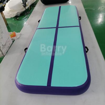 China Hand Made Custom Copy DWF+1.2mm Cheap Inflatable Plato Airtrack For Home Fitness Gym Floor Tumbling for sale