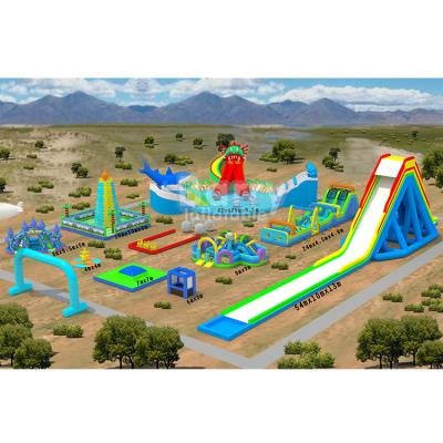 China Durable Free Design Commercial Used Outdoor Inflatable Mobile Amusement Park for sale