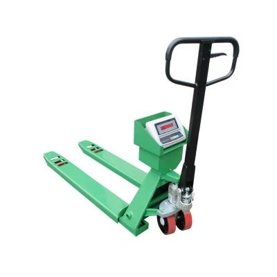 China Weight Function 3000kg Hand Pallet Truck Scale for sale