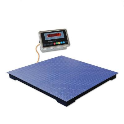 China Electronic Heavy Duty Weight Function Weight Scale 1 Ton 3 5 Ton Digital Floor Scale For Industrial Use for sale