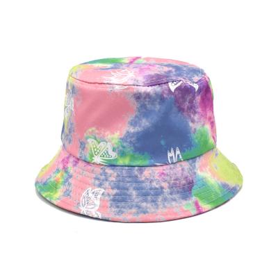 China 2021 Plush Bucket Hat New Graffiti Female Love Printed Cotton Sun Hat Summer Bucket Hat Men for sale