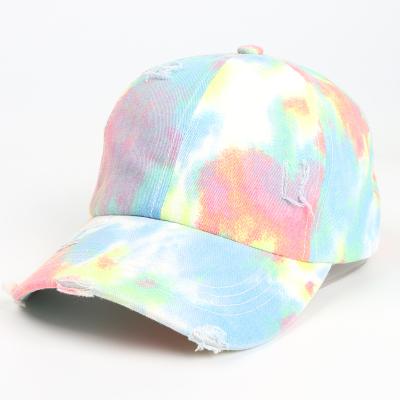 China Wholesale Cheap Custom Wash Denim Baseball Hat White Plain Sports Baseball Cap For Men And Women for sale