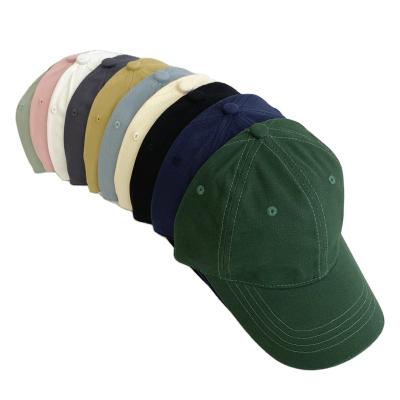 China breathable & Sun Waterproof High Quality Solid Outdoor Baseball Cap Summer Wash Fashion Unisex Baseball Hat for sale