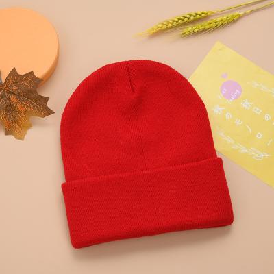 China COMMON Warm Knit Beanie Winter Custom Beanie Hat Acrylic Beanie Hats Comfortable High Quality for sale