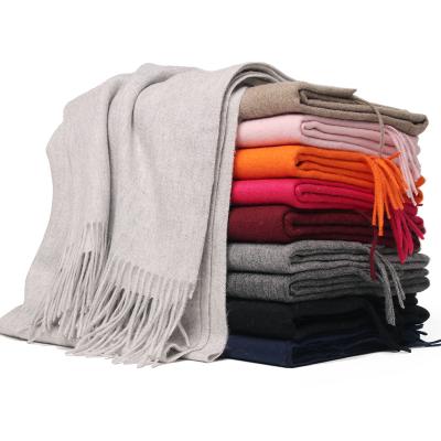 China Wholesale Custom High Quality 100% Cashmere OEM Wool Cashmere Wraps Scarf For Women for sale