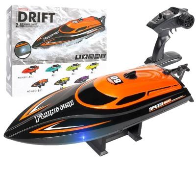 China Anti overturning function 2.4 GHz Rechargeable Battery Low Battery Alarm Capsize Recovery Fast Racing Remote Control Boats RC Ship for Kids and Adults for sale