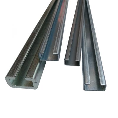 China Hot Selling Structure C Shaped Steel Channels Galvanized Steel C Purlin For Construction for sale