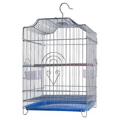 China China Breathable Bird Cages Accessories Electroplate Parrot Cage Bird Breeding Cage On Sale for sale