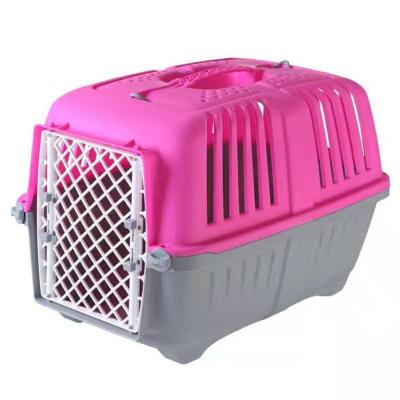 China Viable Shipping Plastic Box Outlet Pet Dog Air Transport Portable Box Cat Carrier Cage for sale