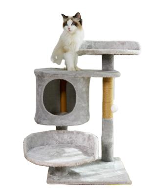 China Professional Manufacture Viable Small Cat Tree, Tiny Cat Platform, Cat Tree Condo with Toy for sale