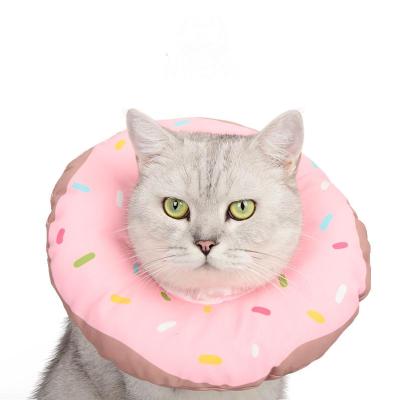 China New Design Dog Neck Protection Cat Ring Cute Comfortable Elizabeth Circle Padded Anti Bite Collar for sale