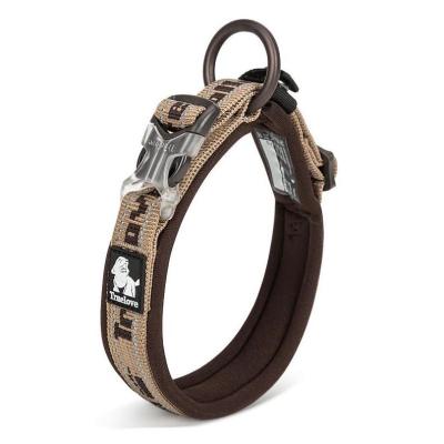 China Viable Most Popular Professional Cute Pet Collars Nylon Fabric Dog Collar With Durable Buckle for sale