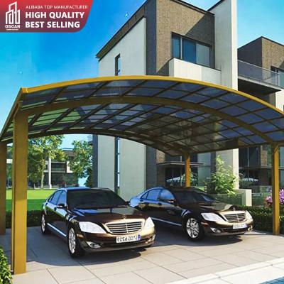 China High Quality Waterproof Flame Retardant UV-Resistance Aluminum Garages Canopies Carport for sale