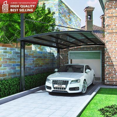 China Waterproof Fire Retardant Waterproof Car Port Garages Aluminum UV-Resistance Parking Lot for sale