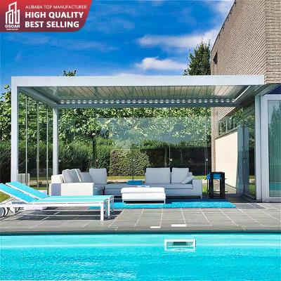 China Good Quality Aluminum Profile Sunshade Shade Gazebos Yard Pergolas Freestanding Easily Assembled From China Famous Factory for sale