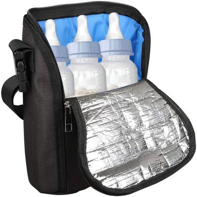 China Who respects the environment. Durable.insulated Baby Bottle Cooler Bag Insulated Breastmilk Bag With Double Day Care Baby Bottle Tote Bag for sale