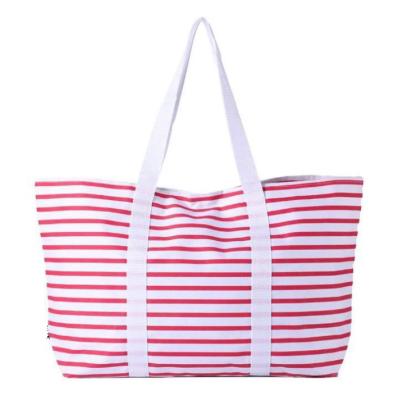 China Large Capacity Handled Full Color Shopping Bag Printing Tote Bag Beach Shopping Bag for sale