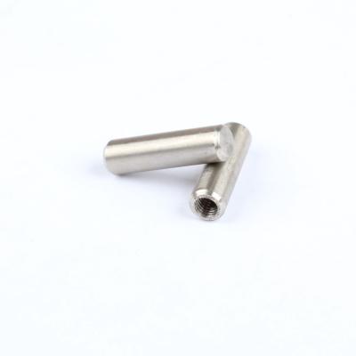 China Stainless steel ISO 8733 parallel pins with internal thread, unhardened steel and austenitic stainless steel custom made to material, surface for sale