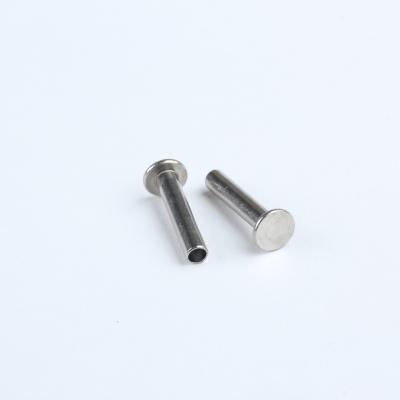 China Passivated stainless steel thin head GB875 semi-tubular rivets 304 stainless steel diameter 2mm-6mm for sale