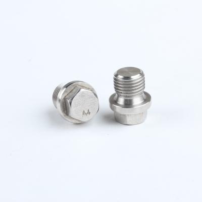 China DIN 910 Stainless Steel Hex-Duty Hex Head Screw Plugs 304/316/316L G1/8-G1-1/2 Stainless Steel M10-M30 Passivatied Thread for sale