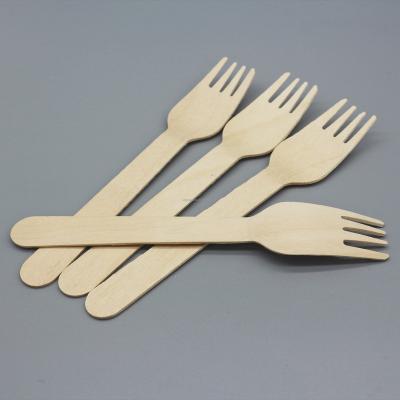 China Wholesale Eco Friendly Wooden Forks Disposable Forks for sale