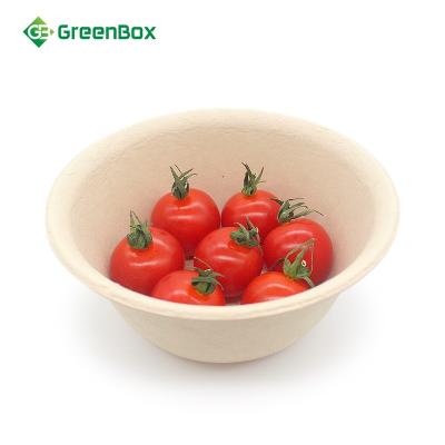 China 100% Biodegradable Wholesale Eco Friendly Bamboo Fiber Bowl Disposable Paper Bowl for sale