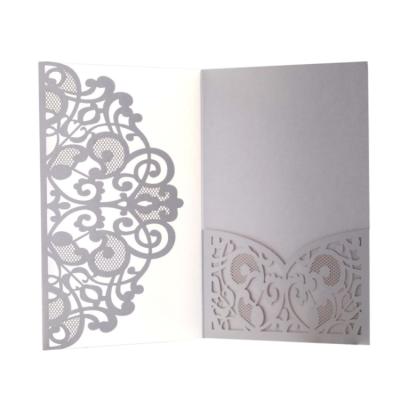 China Wholesale Europe Event Holiday Business Greeting Chinese Laser Cut Wedding Invitation Card for sale