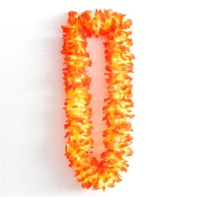 China Eco-Friendly Graduation Activity Seaside Travel 120cm Polynesian Dance Necklace With Hawaiian Flower Leis for sale