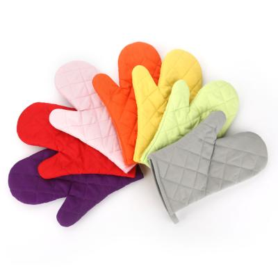 China Factory Supply Higher Heat Resistant Hot Sale Baking Special Thick Cotton Oven Heat Resistant Glove for sale