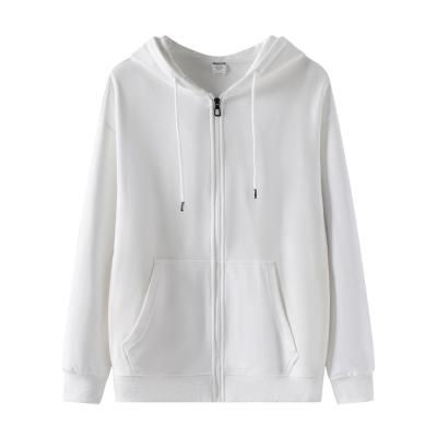 China Anti-wrinkle 300g Solid Colors Blank 100% Cotton Men'S Outdoor Sports Hoodie Oversize Full Zipper Hoodie for sale