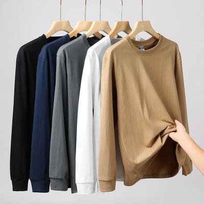 China Anti-wrinkle Breathable Heavyweight 260g Men'S Hoodies Round-Neck Long Sleeve Plus Size Men'S Hoodies for sale