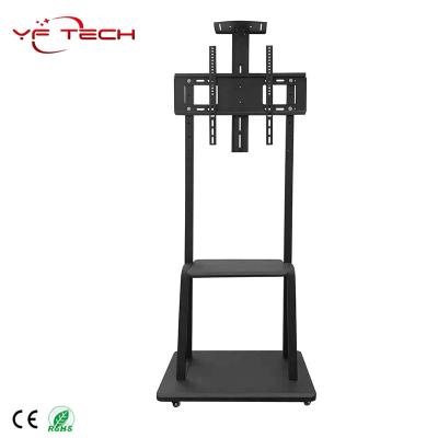 China Mobile Cart LCD Mounts Mobile Floor TV Rack Mount Home Show TV Cart Carts For 32-65