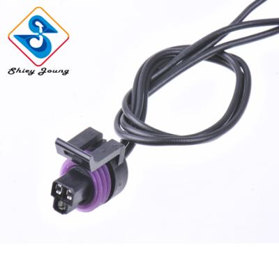 China PT375 Automotive AC Throttle Position Sensor Auto Wiring 3 Pin Connector Assembly Female Plug 12102748 for sale