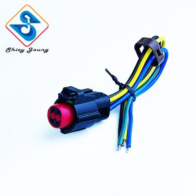 China F81Z-19D887-AA Automobile AC Pressure Switch Wiring 4 Pin Auto Connector Assembly Recycling Female Plug for sale