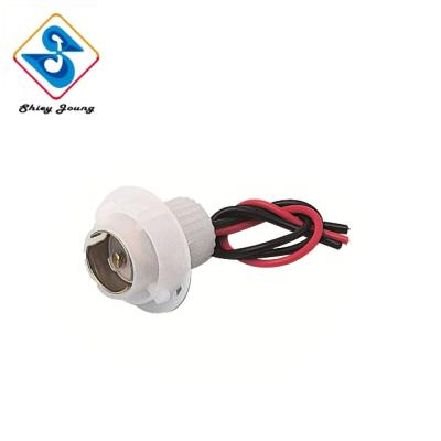 China Socket assembliess stop tail park turn double ignition socket with ground wire 2 pin auto bulb socket assembliess 1034 1154 for sale