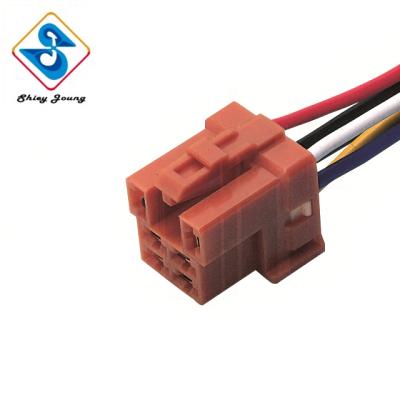 China Epoxy Customized Relay 6 Pin Female Connector Wire Harness Auto Relay Regulator Connector for sale