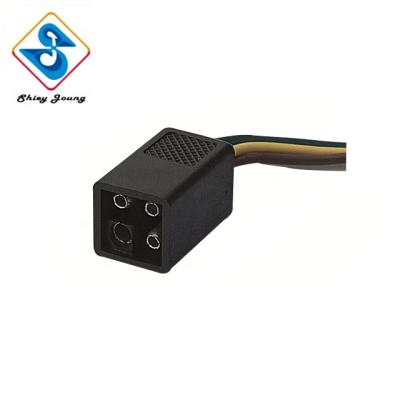 China Auto Trailer Parts Trailer Truck Marine 4 Poles Square Wrapped Wire 4P Factory Customized Trailer Connector for sale