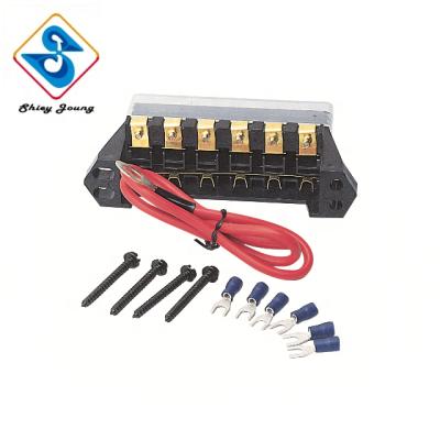 China Plastic Auto Universal Junction 6P Automotive Fuse Block Box for sale