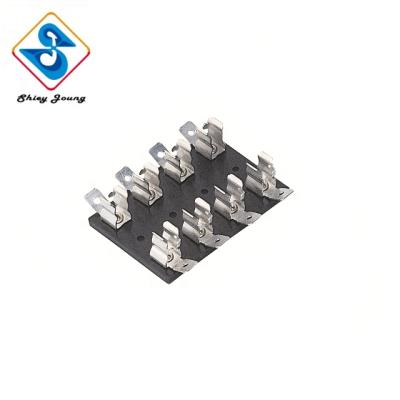 China Automotive Auto 8 Pin Fuse Block Four Gang For CAG SFE Junction Box Fuse for sale