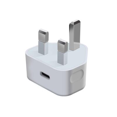 China Mobile Phone Original Quality UK Plug 20W TYPE C Charger For Apple iPhone 12 Pro PD USB-C Max Fast Charging 5V/3A 9V/2.22A Power Adapter for sale