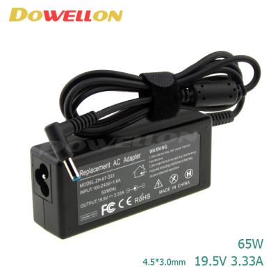 China LAPTOP Replace Genuine Laptop AC Adapter Charger 65W 19.5V 3.33A For HP Pavilion TouchSmart 10 11 14 15 17 for sale