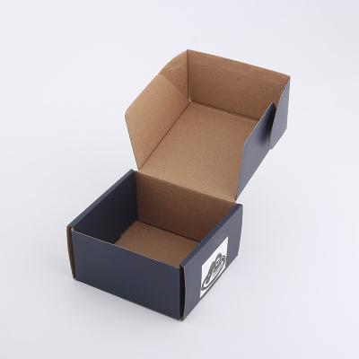 China Recycled materials custom black corrugated wholesale ad boxes main branded packaging for undercloths hoodie for sale