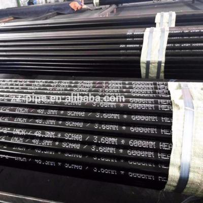 China Liquid Pipe ASTM A 106 Gr.B Low Carbon Sch 40 Seamless Steel Pipe for sale