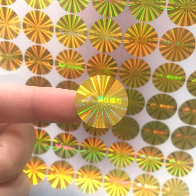 China Anti Counterfeit Custom Make Label Holographic Sticker , Custom Security Hologram Sticker Label Te koop