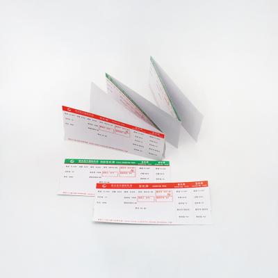 China Waterproof Custom Dual Air Printing Airline Boarding Pass For Passenger for sale