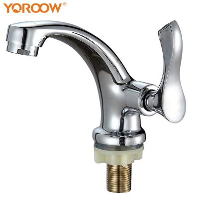 China Brass Thermostatic Handle Sanitary Ware Zinc Cold Water Faucet Bathroom Faucets Basin Faucet for sale